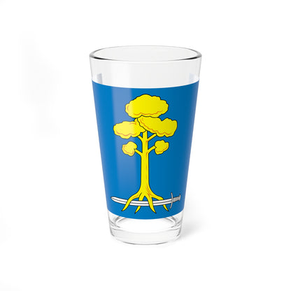 Flag of Sertolovo Leningrad oblast (Russia) Pint Glass 16oz