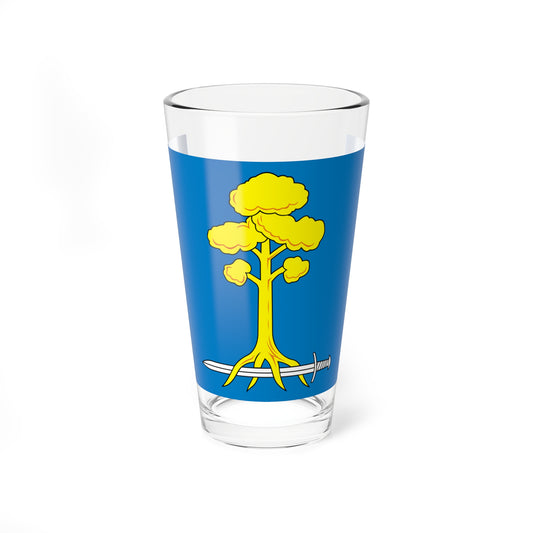 Flag of Sertolovo Leningrad oblast (Russia) Pint Glass 16oz