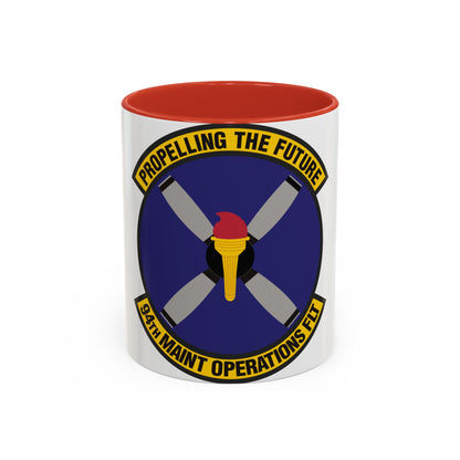 94th Maintenance Operations Flight (U.S. Air Force) Accent Coffee Mug