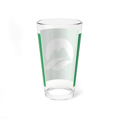 Flag of Mine Yamaguchi (Japan) Pint Glass 16oz
