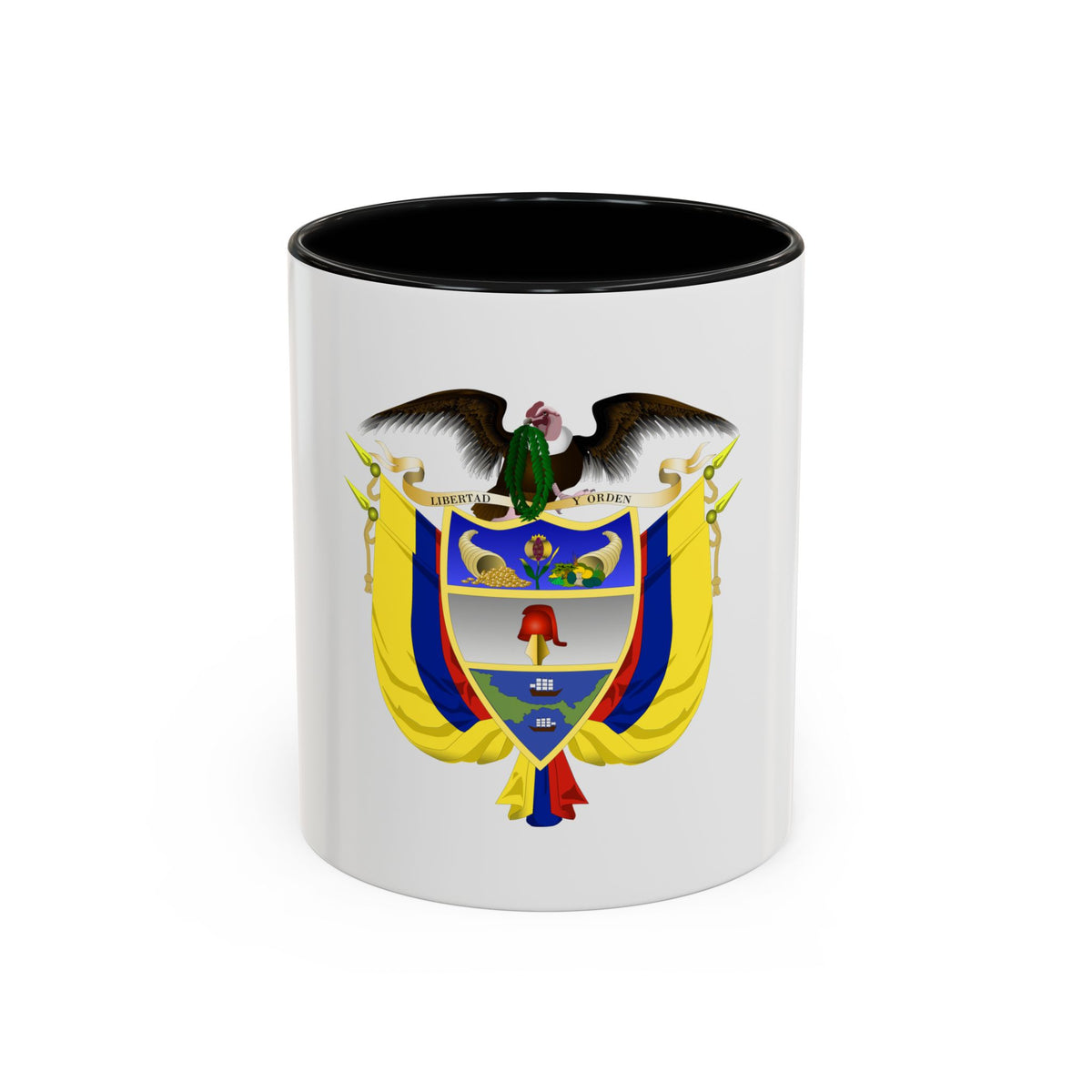 Coat of arms of Colombia 5 - Accent Coffee Mug