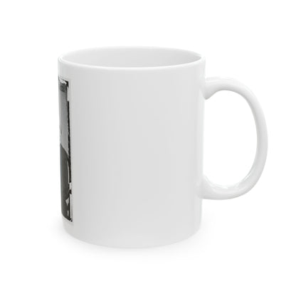 Portrait Of Secretary Of The Treasury Salmon P. Chase, Officer Of The United States Government (U.S. Civil War) White Coffee Mug
