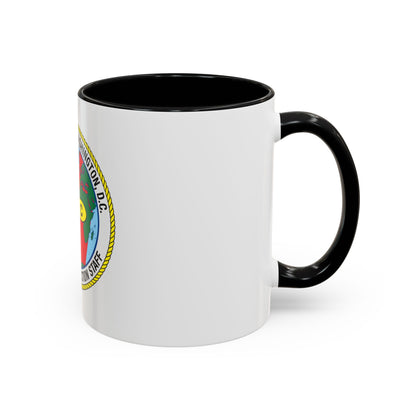 USCG Washington DC Traveling Inspection Staff (U.S. Coast Guard) Accent Coffee Mug