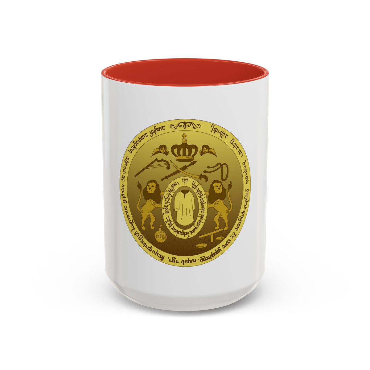 Coat of arms of Kingdom of Kartli-Kakheti - Accent Coffee Mug