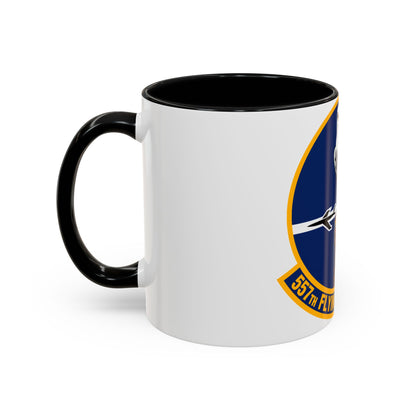 557 Flying Training Squadron AETC (U.S. Air Force) Accent Coffee Mug