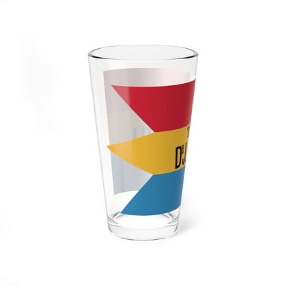 Hodosius electoral flag 1869 (Hungary) Pint Glass 16oz