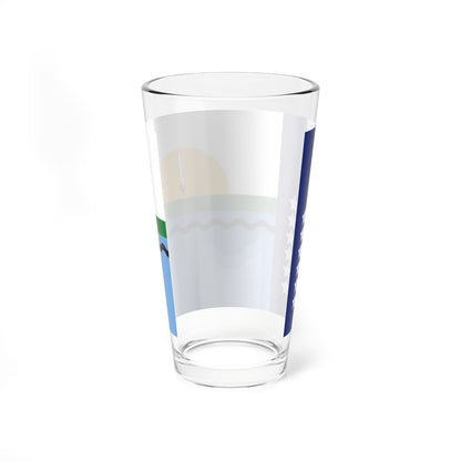 Propuesta de bandera para el Estado Monagas 64 (Venezuela) Pint Glass 16oz