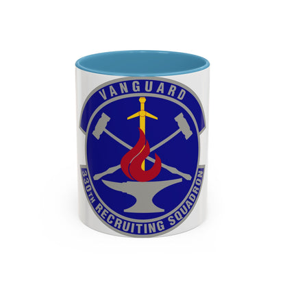 330 Recruiting Squadron AETC (U.S. Air Force) Accent Coffee Mug