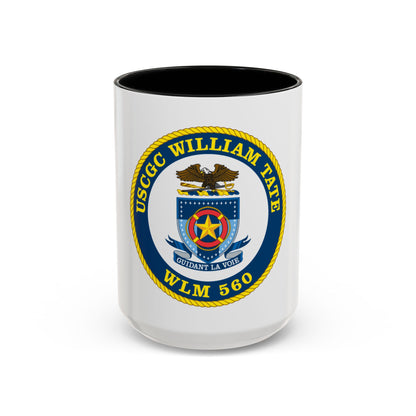 USCGC William Tate WLM 560 (U.S. Coast Guard) Accent Coffee Mug