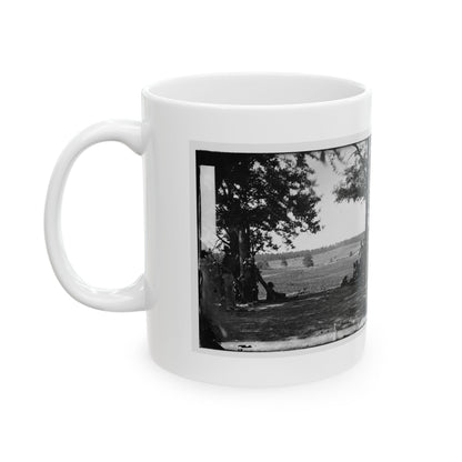 Cedar Mountain, Va. Battlefield Viewed From The West (U.S. Civil War) White Coffee Mug