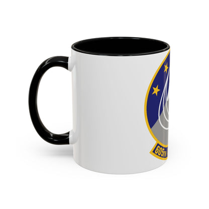 605th Air Operations Squadron (U.S. Air Force) Accent Coffee Mug