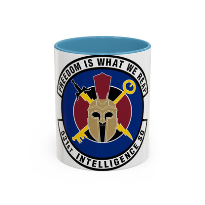 531 Intelligence Squadron ACC (U.S. Air Force) Accent Coffee Mug