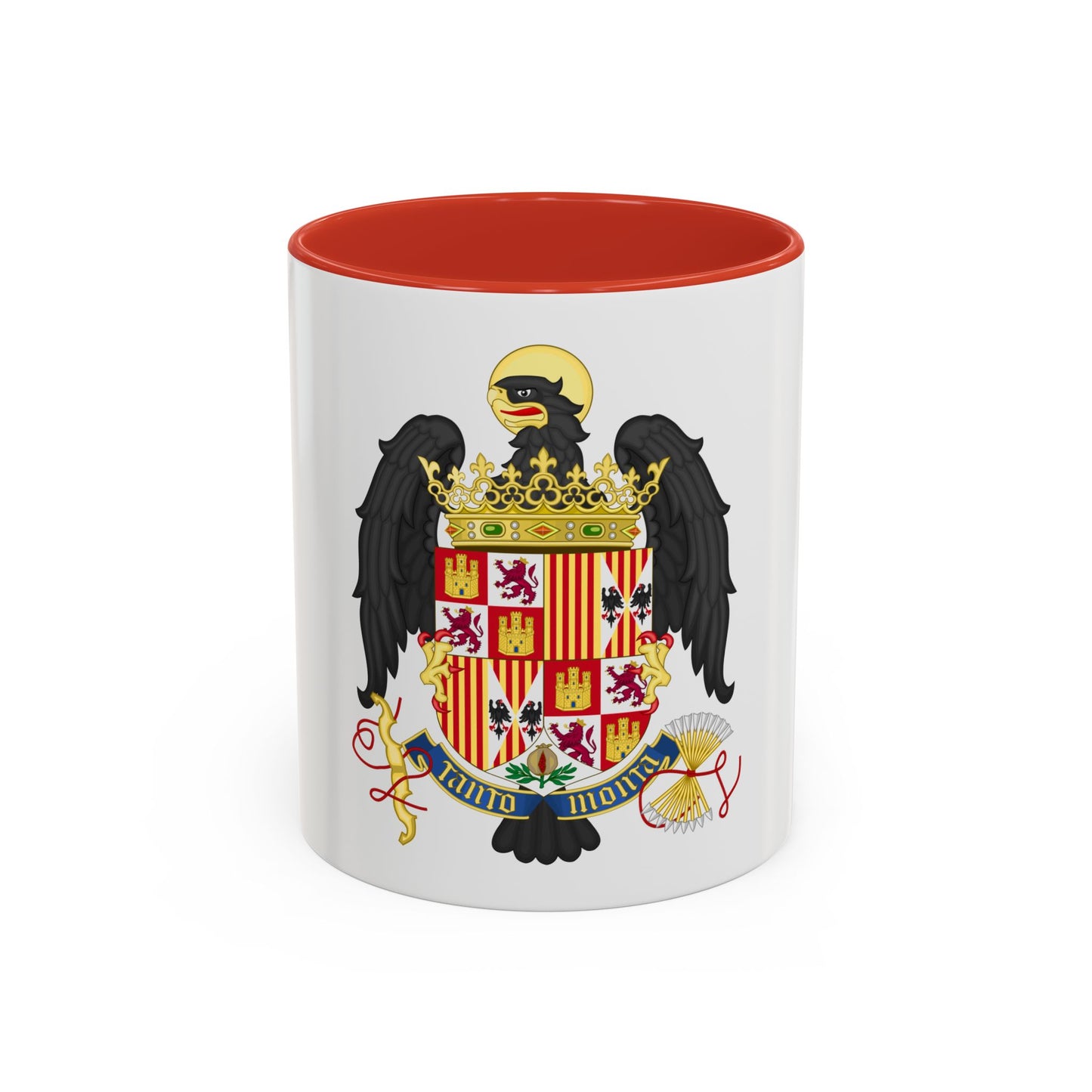 Coat of Arms of Queen Isabella of Castile (1492-1504) - Accent Coffee Mug