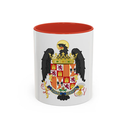 Coat of Arms of Queen Isabella of Castile (1492-1504) - Accent Coffee Mug