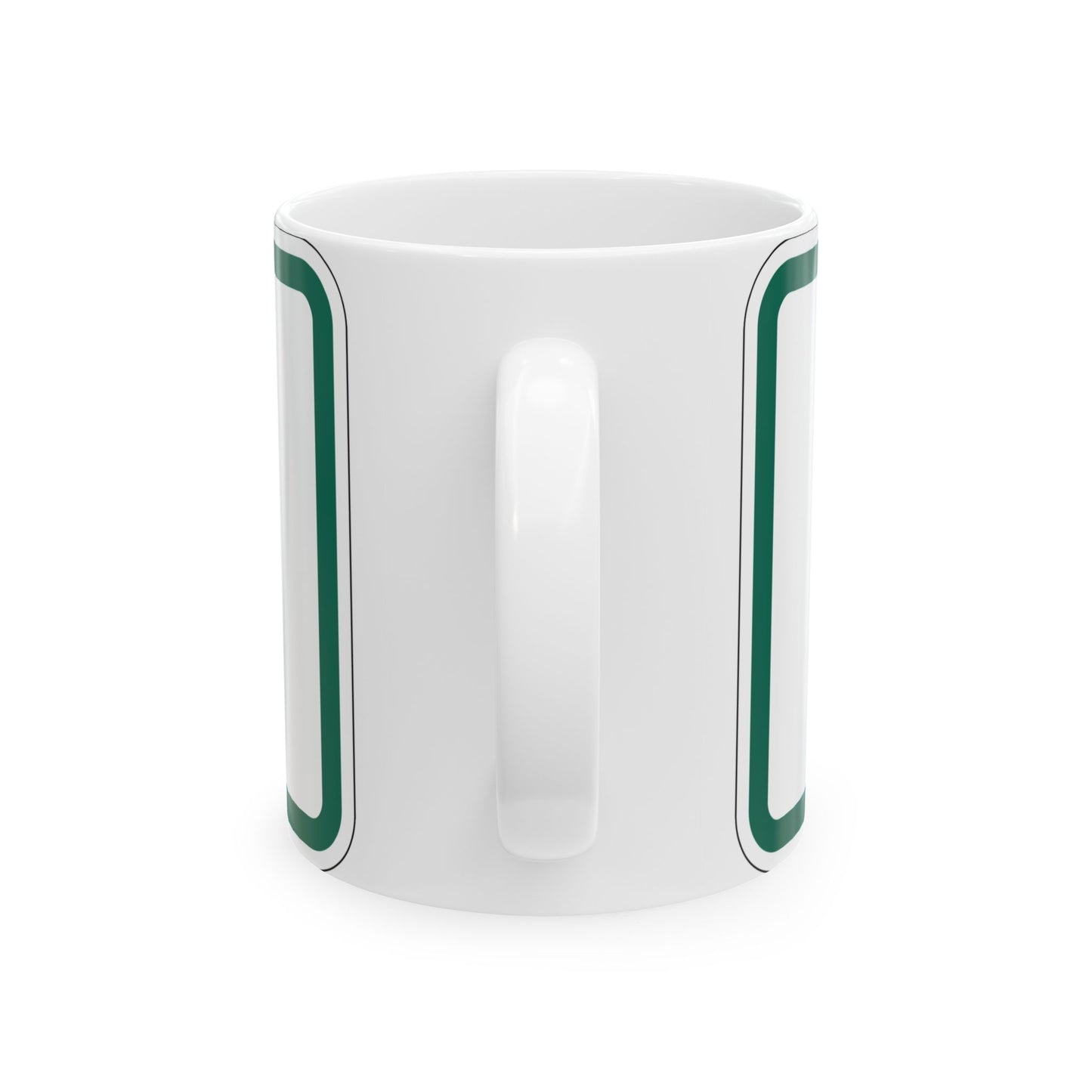 East plate Vermont (Vermont) (Road Sign) White Coffee Mug