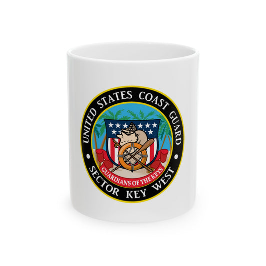 USCG Sector Key West (U.S. Coast Guard) White Coffee Mug