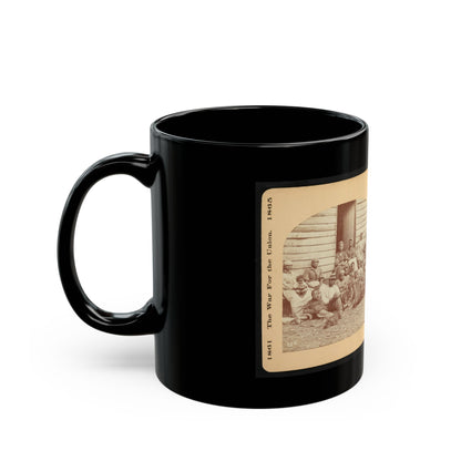 A Group Of  Contrabands (U.S. Civil War) Black Coffee Mug