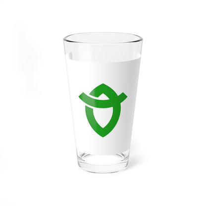 Flag of Nangō Fukushima 1973-2006 (Japan) Pint Glass 16oz