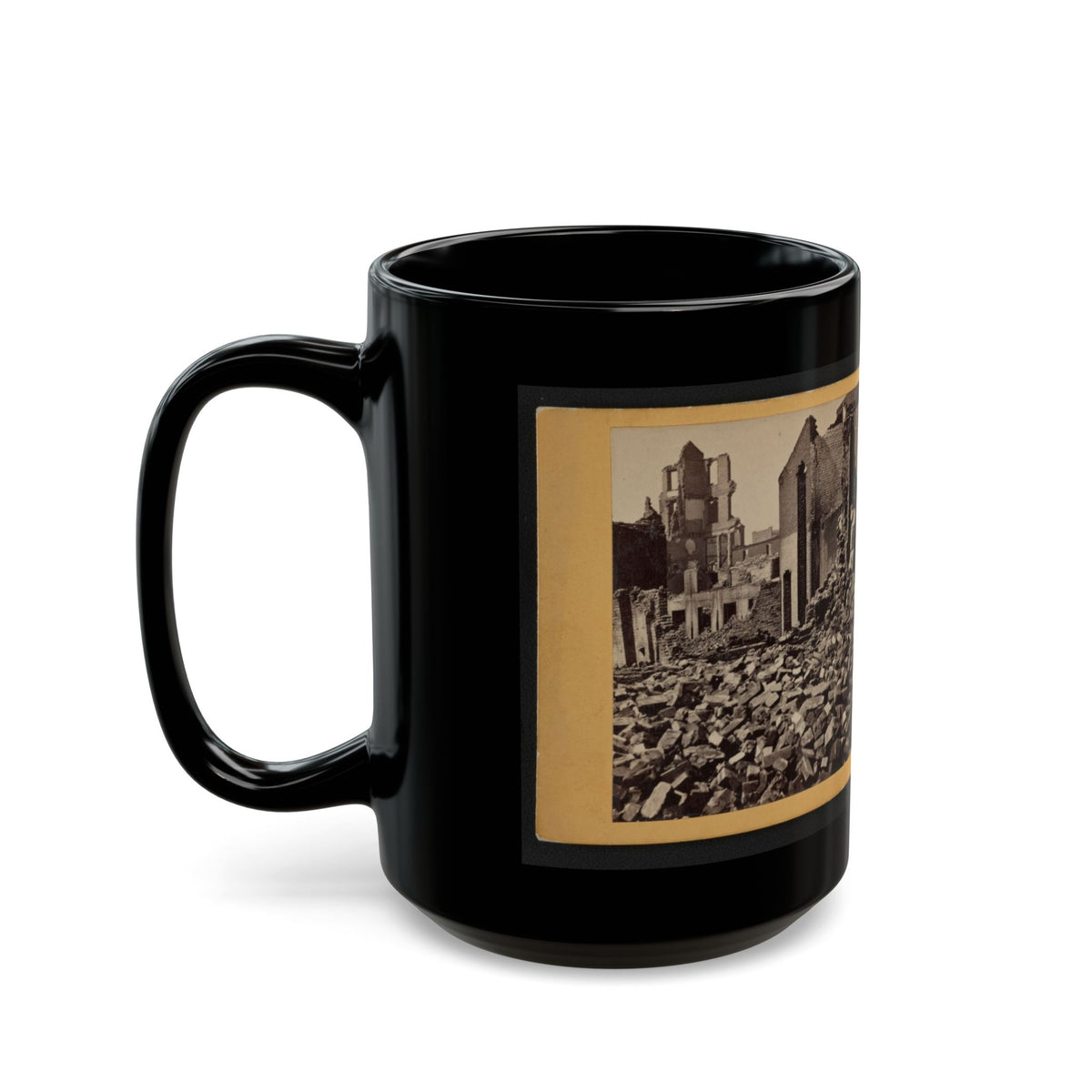 View Of Richmond, Va., At The Close Of The Rebellion (U.S. Civil War) Black Coffee Mug