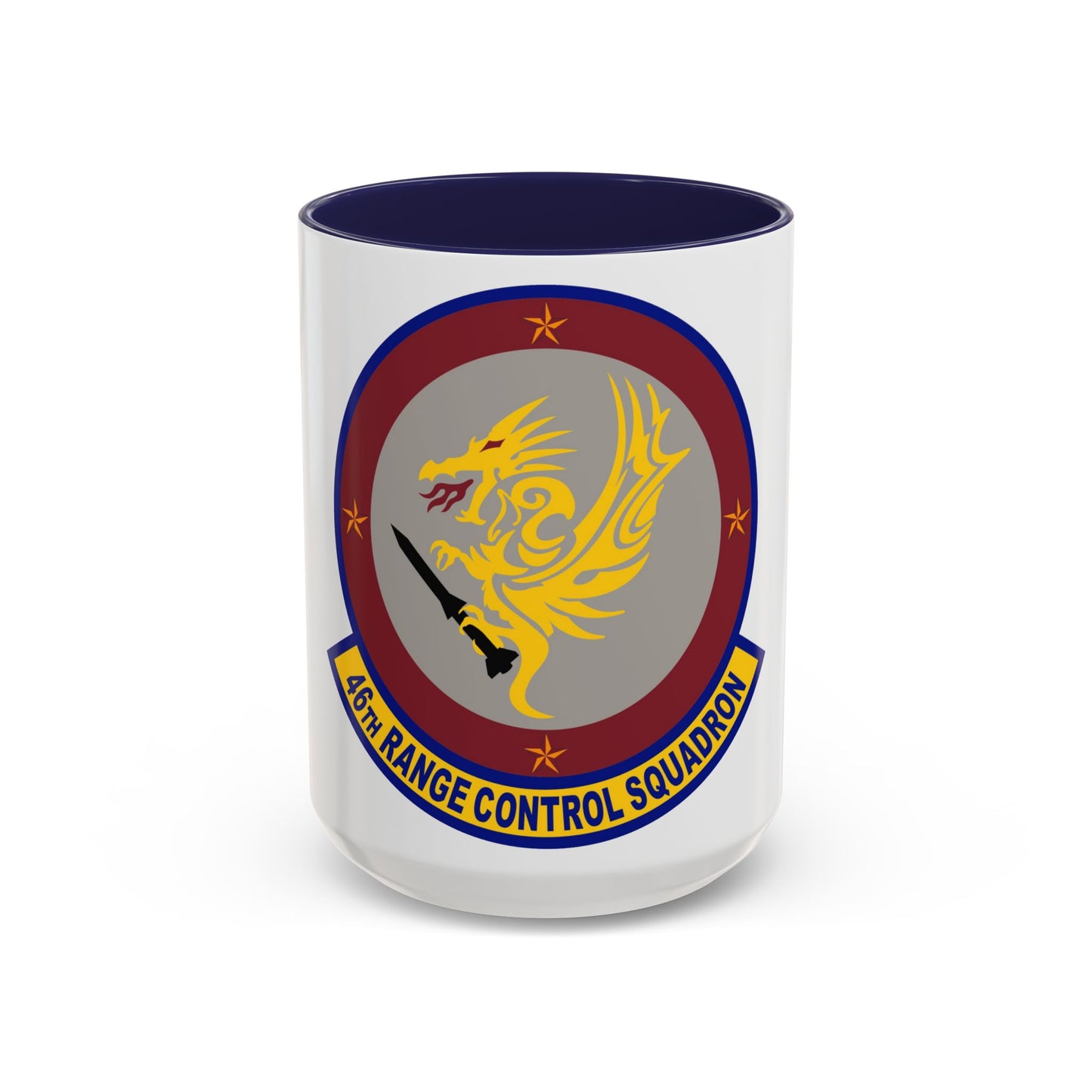 46 Range Control Squadron AFMC (U.S. Air Force) Accent Coffee Mug