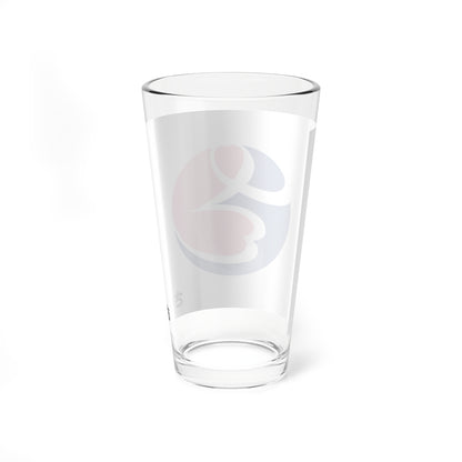 Flag of Sakura Tochigi (Japan) Pint Glass 16oz