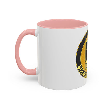 Soldier for Life Lapel Button (U.S. Army) Accent Coffee Mug