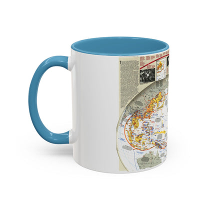 World War II- Asia and the Pacific (1991) (Map) Accent Coffee Mug