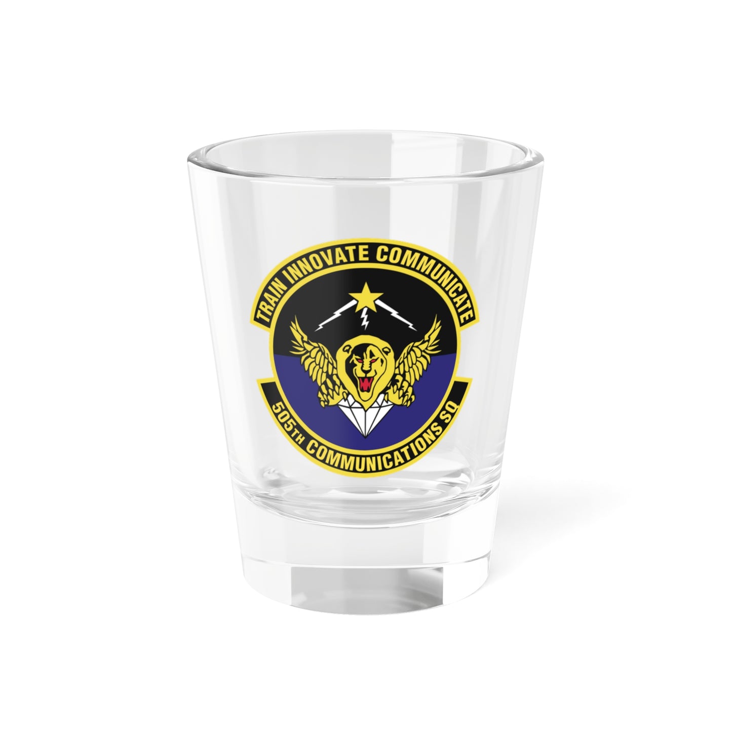 505th Communications Squadron (U.S. Air Force) Shot Glass 1.5oz