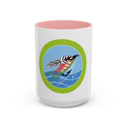 Fly Fishing (Boy Scout Merit Badge) Accent Coffee Mug