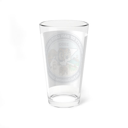 Flag of San Luis Obispo County California (United States) Pint Glass 16oz