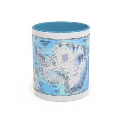 Antarctica (1987) (Map) Accent Coffee Mug