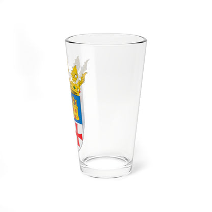 Escudo de Ademuz (Spain) (Coat of Arms) Pint Glass 16oz
