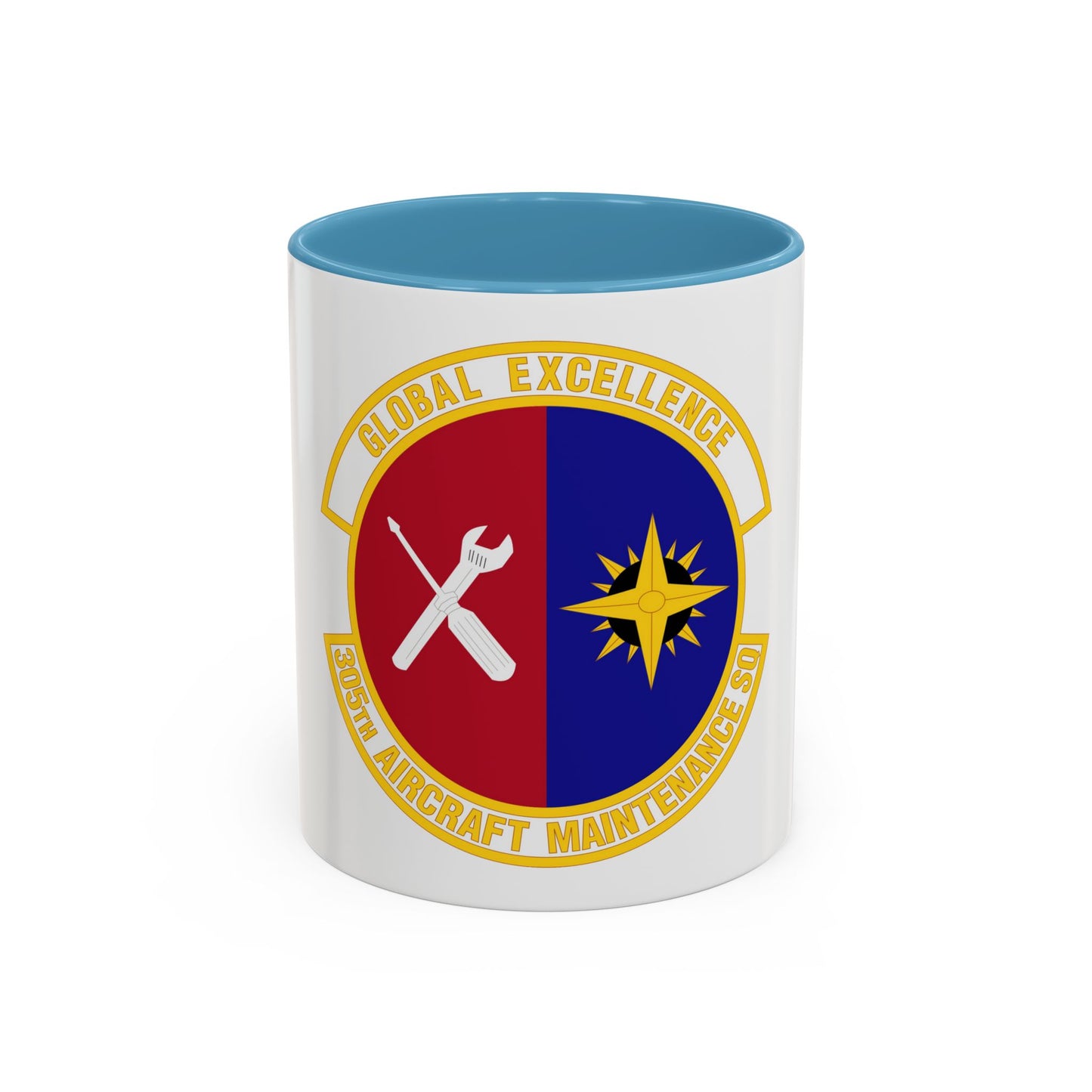 305 Aircraft Maintenance Squadron AMC (U.S. Air Force) Accent Coffee Mug
