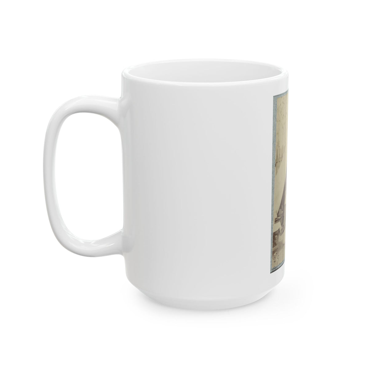 7th New York State Militia, Camp Cameron, D.C., 1861 038 (U.S. Civil War) White Coffee Mug