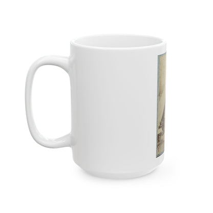 7th New York State Militia, Camp Cameron, D.C., 1861 038 (U.S. Civil War) White Coffee Mug