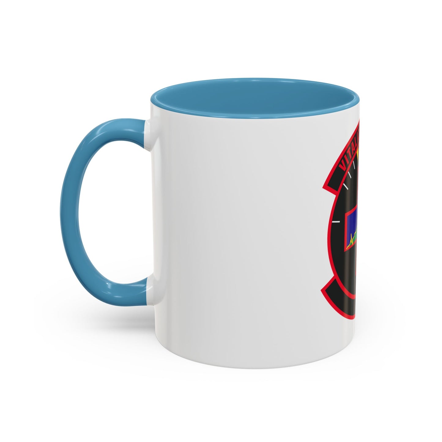 628 Healthcare Operations Squadron AMC (U.S. Air Force) Accent Coffee Mug