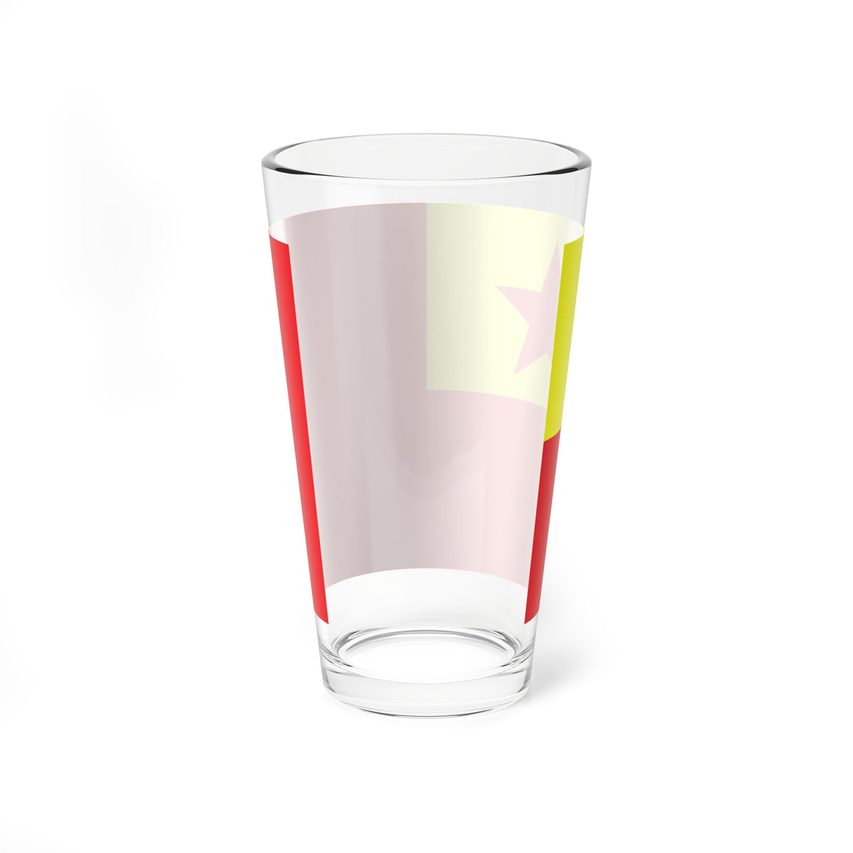 Proposed PRC national flags 043 (China) Pint Glass 16oz