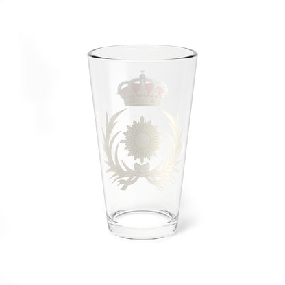 Emblem of the Logistics Forces of the Spanish Army (Spain) (Coat of Arms) Pint Glass 16oz