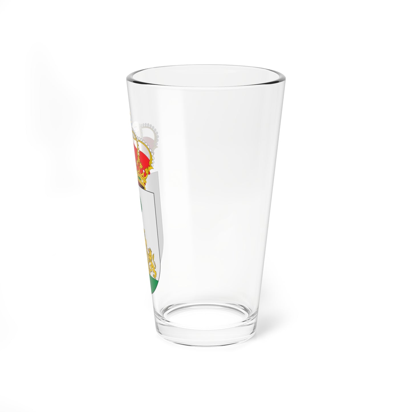 Escudo de Alcolea del Pinar Guadalajara (Spain) (Coat of Arms) Pint Glass 16oz