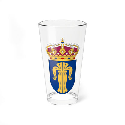 Upplands flygflottilj vapen pre1994 (Sweden) (Coat of Arms) Pint Glass 16oz