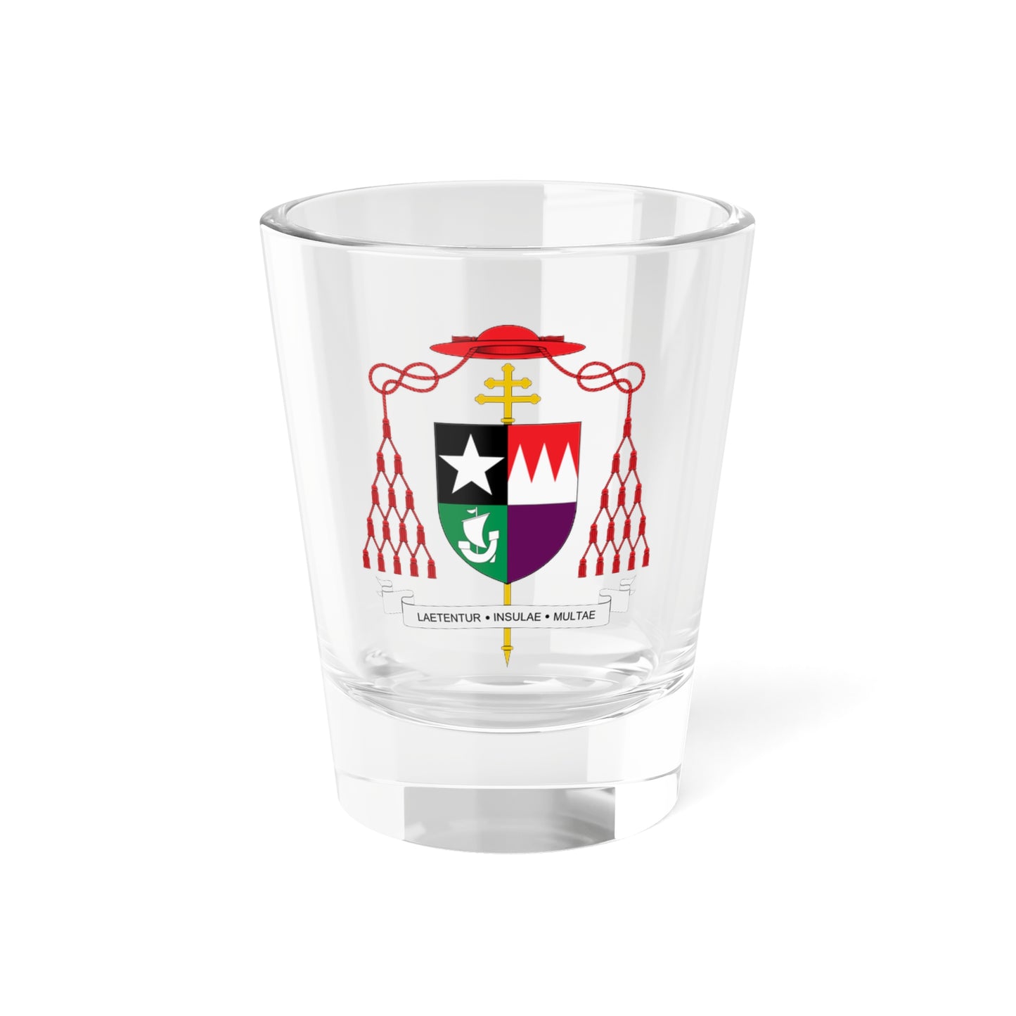 Coat of arms of Joseph Asajiro Satowaki (Japan) (Coat of Arms) Shot Glass 1.5oz