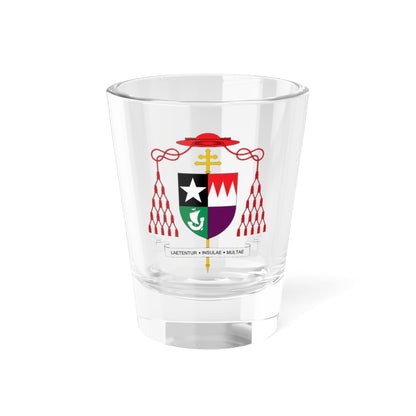 Coat of arms of Joseph Asajiro Satowaki (Japan) (Coat of Arms) Shot Glass 1.5oz