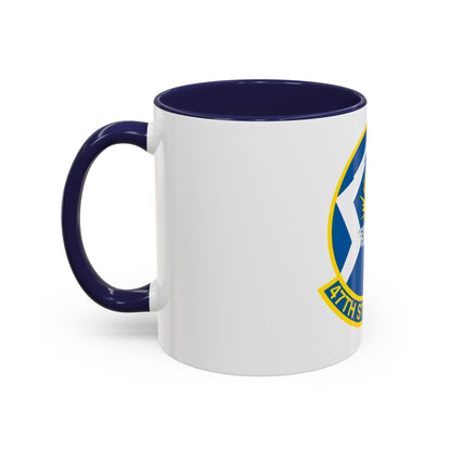 47th Student Sq (U.S. Air Force) Accent Coffee Mug