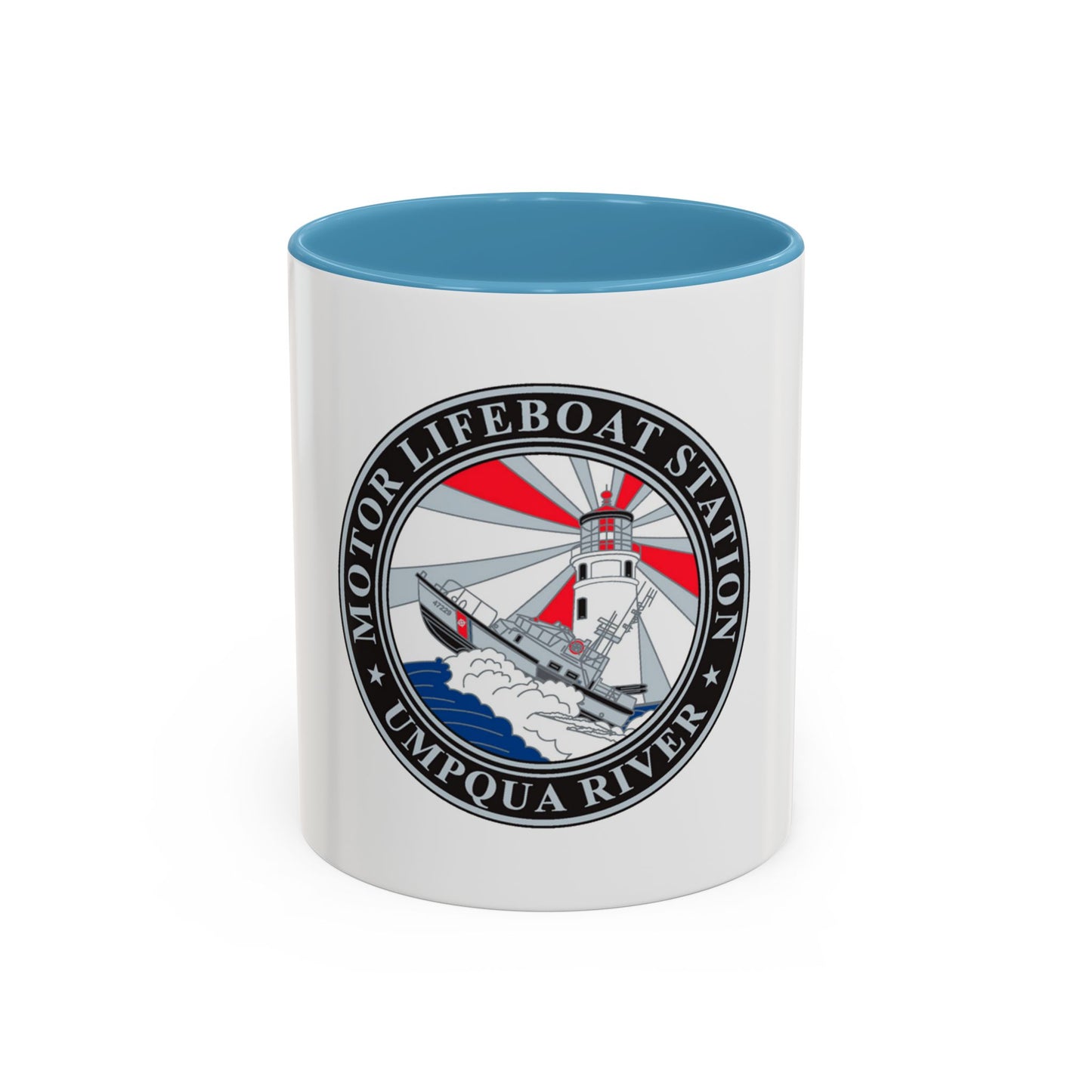 MLSTA Umpqua River (U.S. Coast Guard) Accent Coffee Mug