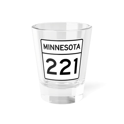 MN-221 1948 (Minnesota) (Road Sign) Shot Glass 1.5oz