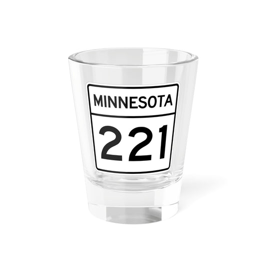 MN-221 1948 (Minnesota) (Road Sign) Shot Glass 1.5oz