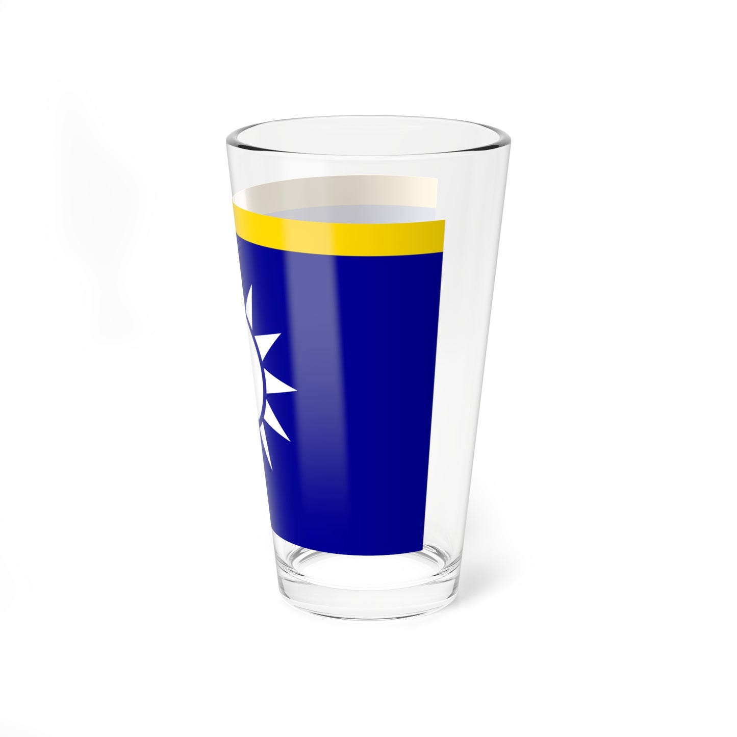 ROCN Senior Admirals Flag (China) Pint Glass 16oz