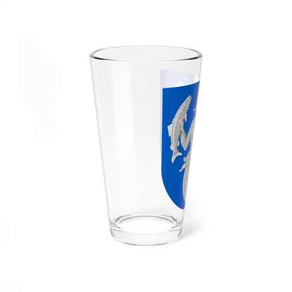 Vöyri-Maksamaa.vaakuna (Finland) (Coat of Arms) Pint Glass 16oz