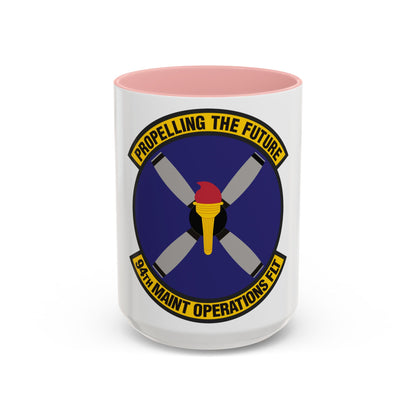 94th Maintenance Operations Flight (U.S. Air Force) Accent Coffee Mug