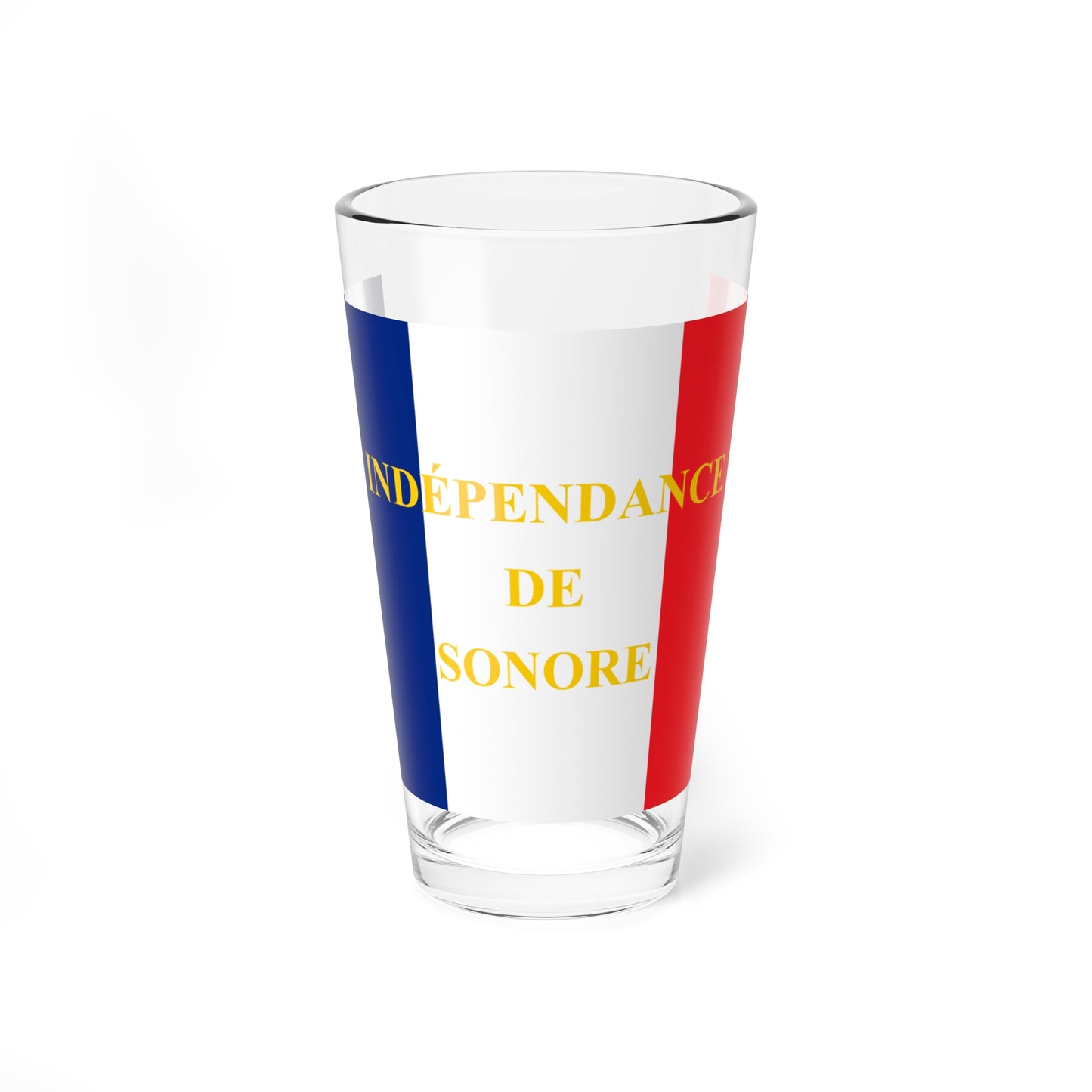 Flag of the Republic of Sonora Raousset-Boulbon (France) Pint Glass 16oz